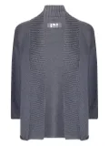 Labo Art long-sleeve open-front cardigan - Grey