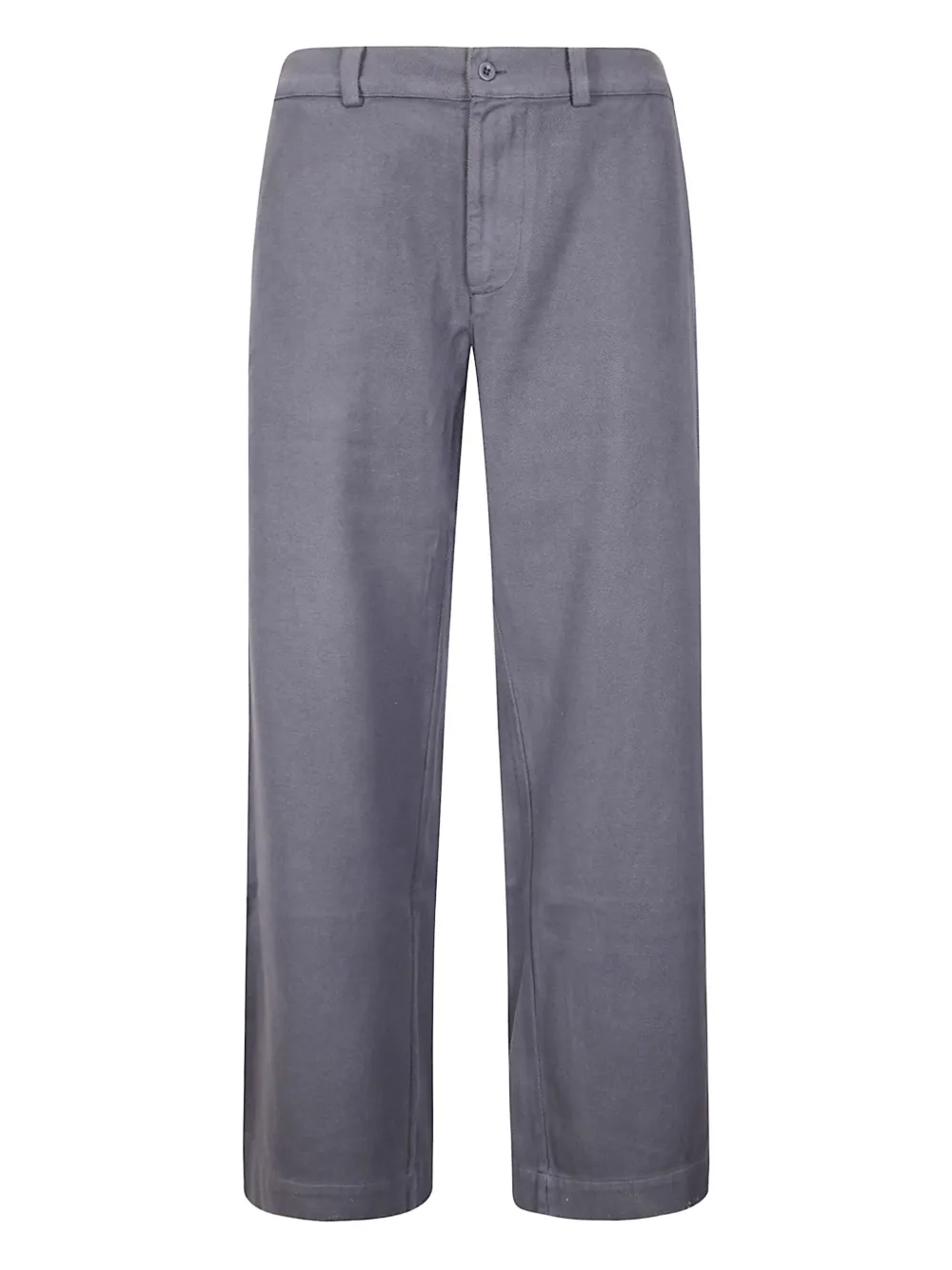Labo Art Cotton Elasticated-waist Trousers In Blue