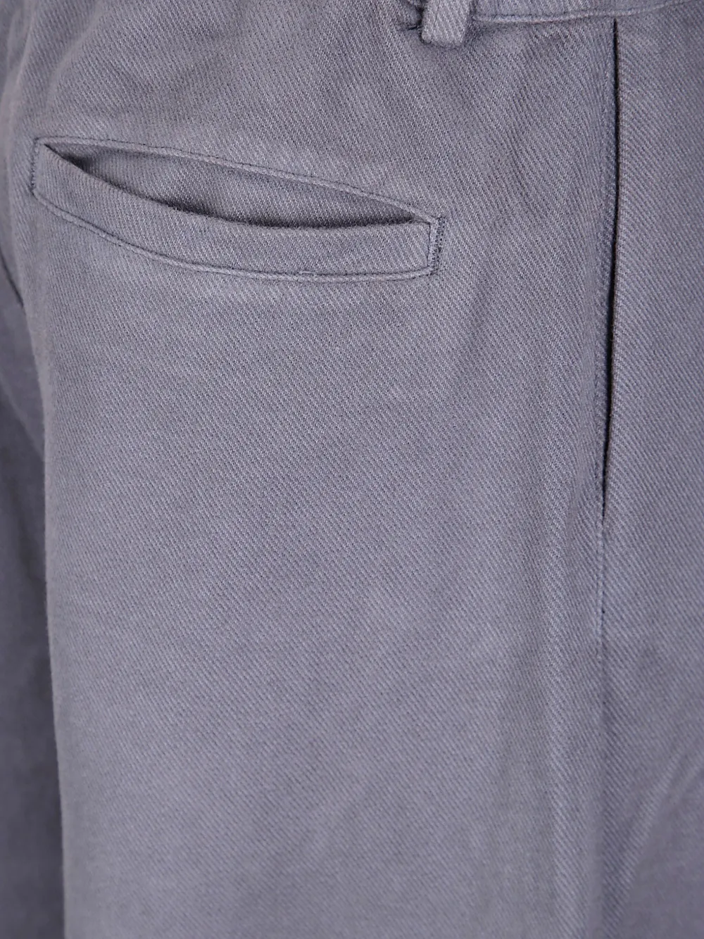 Labo Art Cotton Elasticated-waist Trousers In Blue