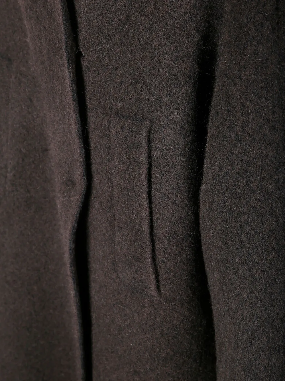 Boboutic Double-breasted Knitted Coat With Notched Lapels In Black