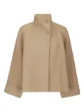 Boboutic double-breasted high-neck jacket - Brown