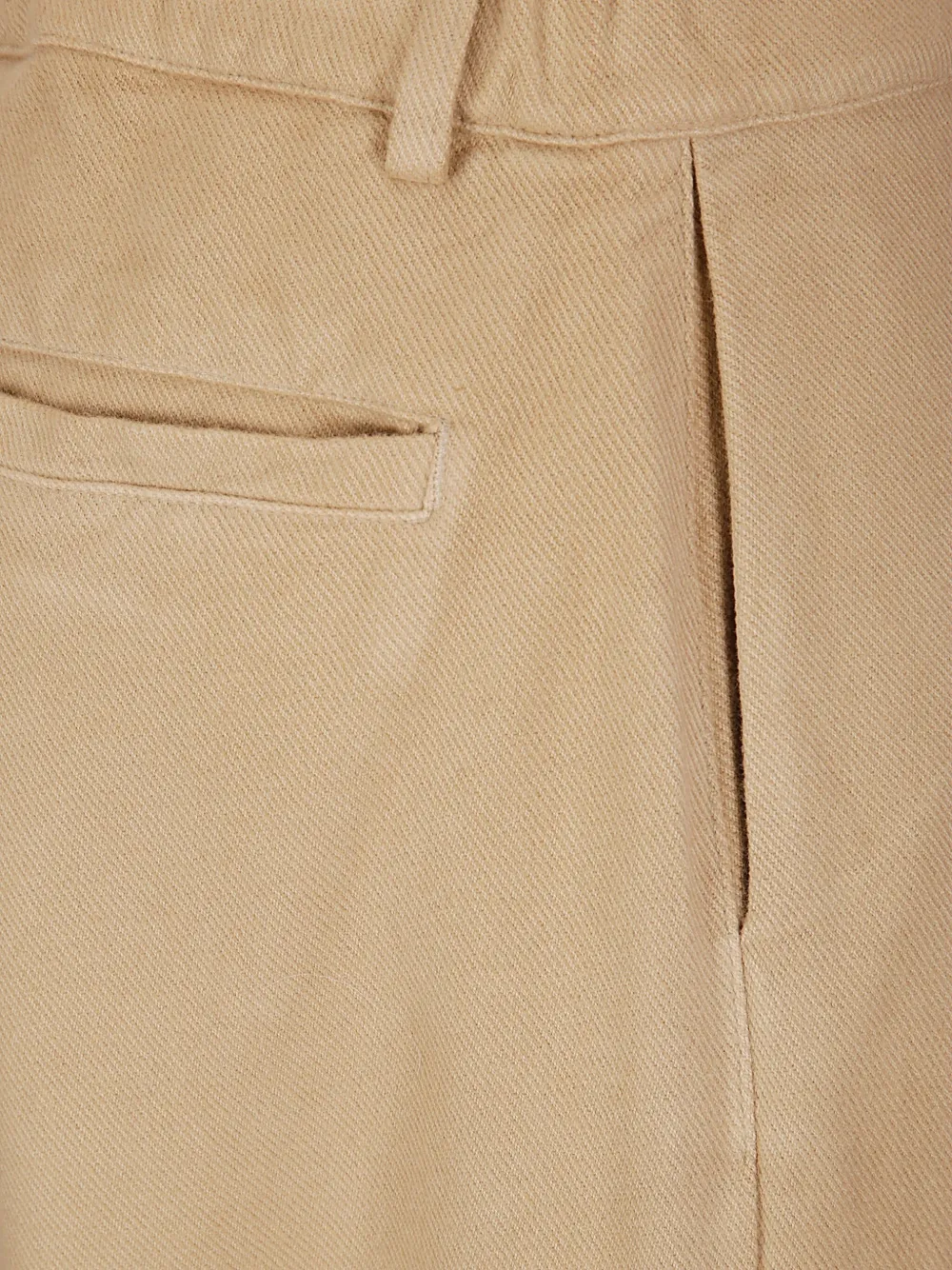 Labo Art Cotton Elasticated-waist Trousers In Brown