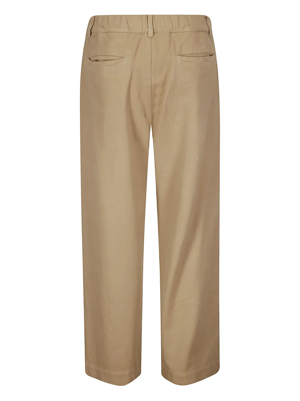 Labo Art cotton elasticated-waist trousers - Bruin
