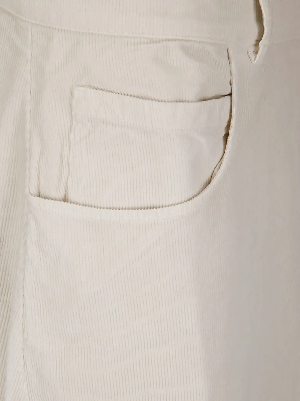 Labo Art Corduroy Midi Skirt In Neutral