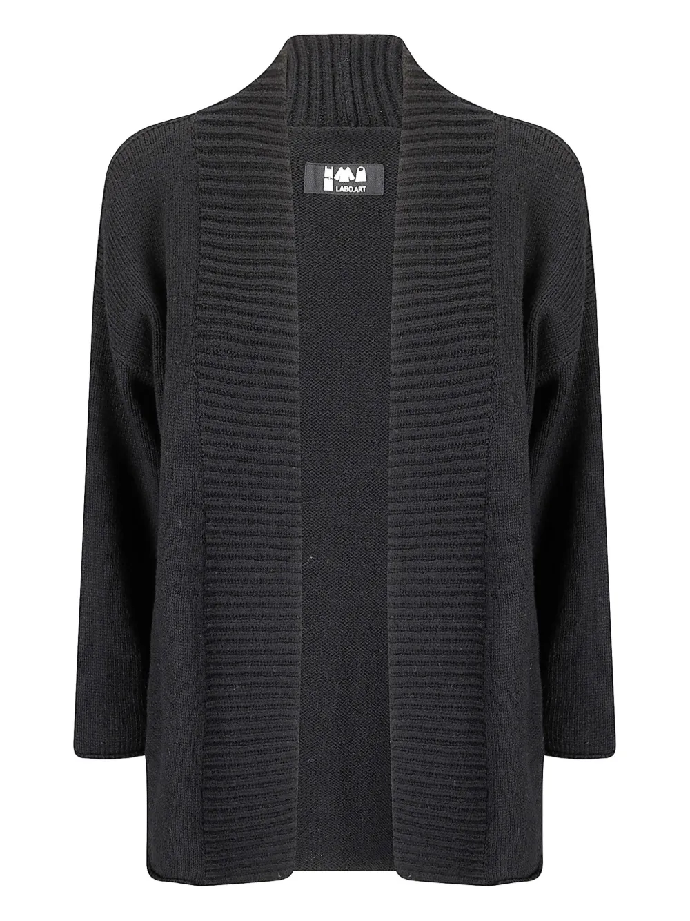 Labo Art long-sleeve open-front cardigan | Black | Image 1