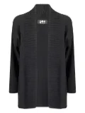 Labo Art long-sleeve open-front cardigan - Black