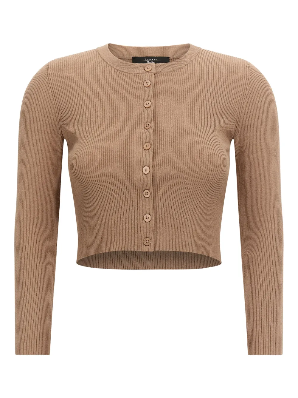 Weekend Max Mara Geribbeld vest Beige