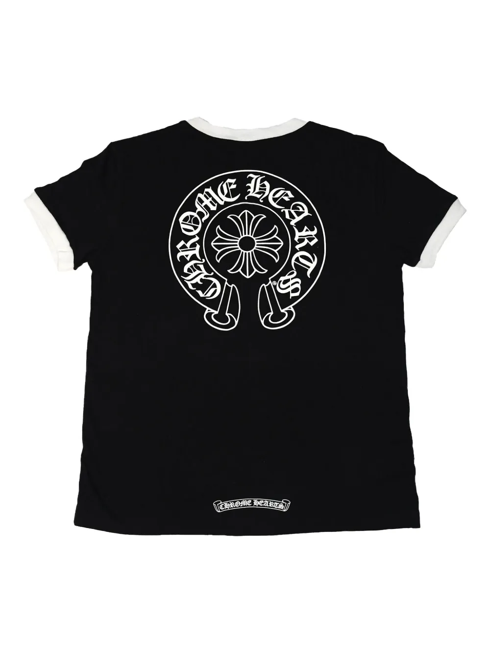 Chrome Hearts Horseshoe Logo T-shirt - Zwart