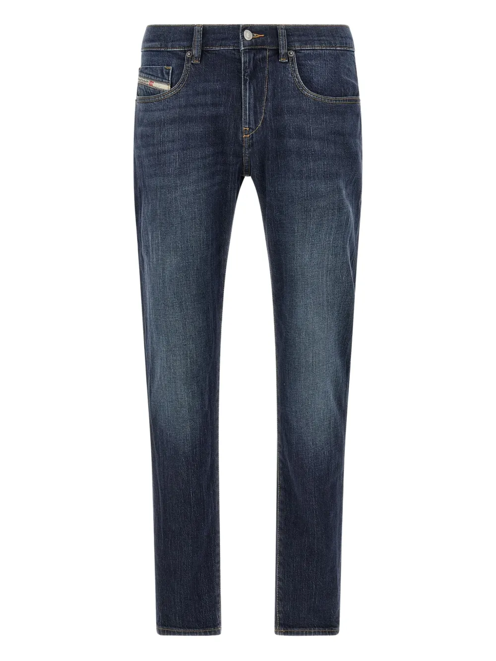 Diesel D-Strukt jeans met detail Blauw