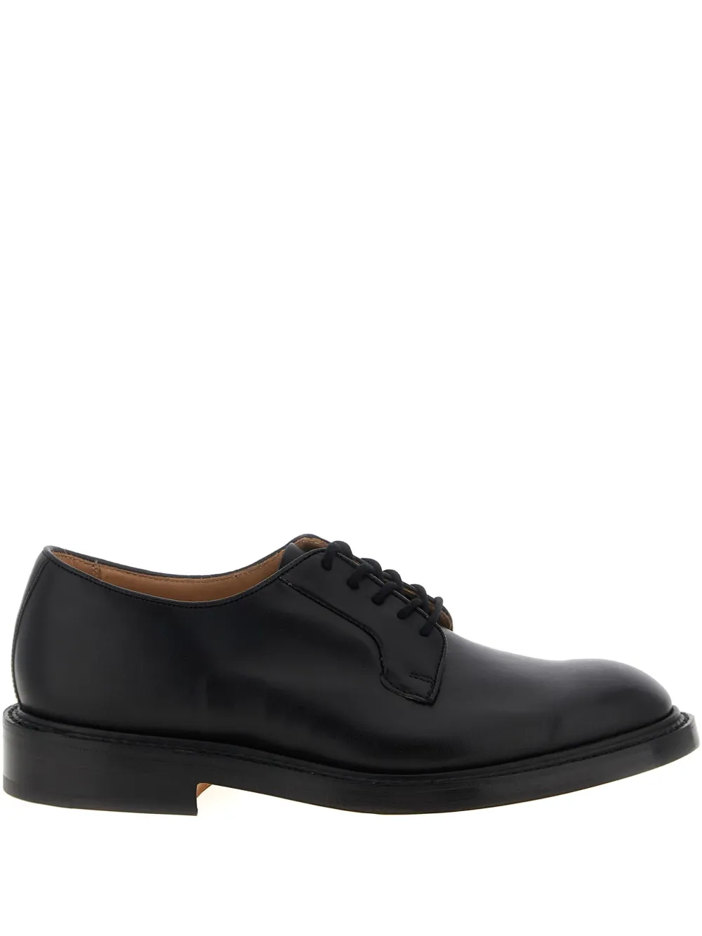 Tricker's Robert leather derby shoes - Nero