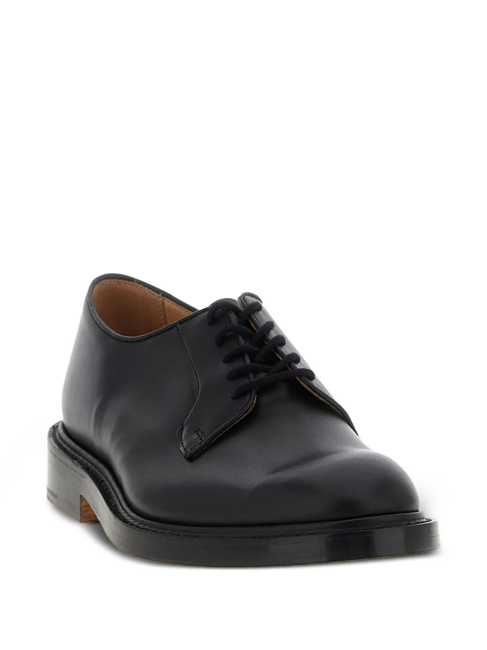Tricker's Robert leather derby shoes Black