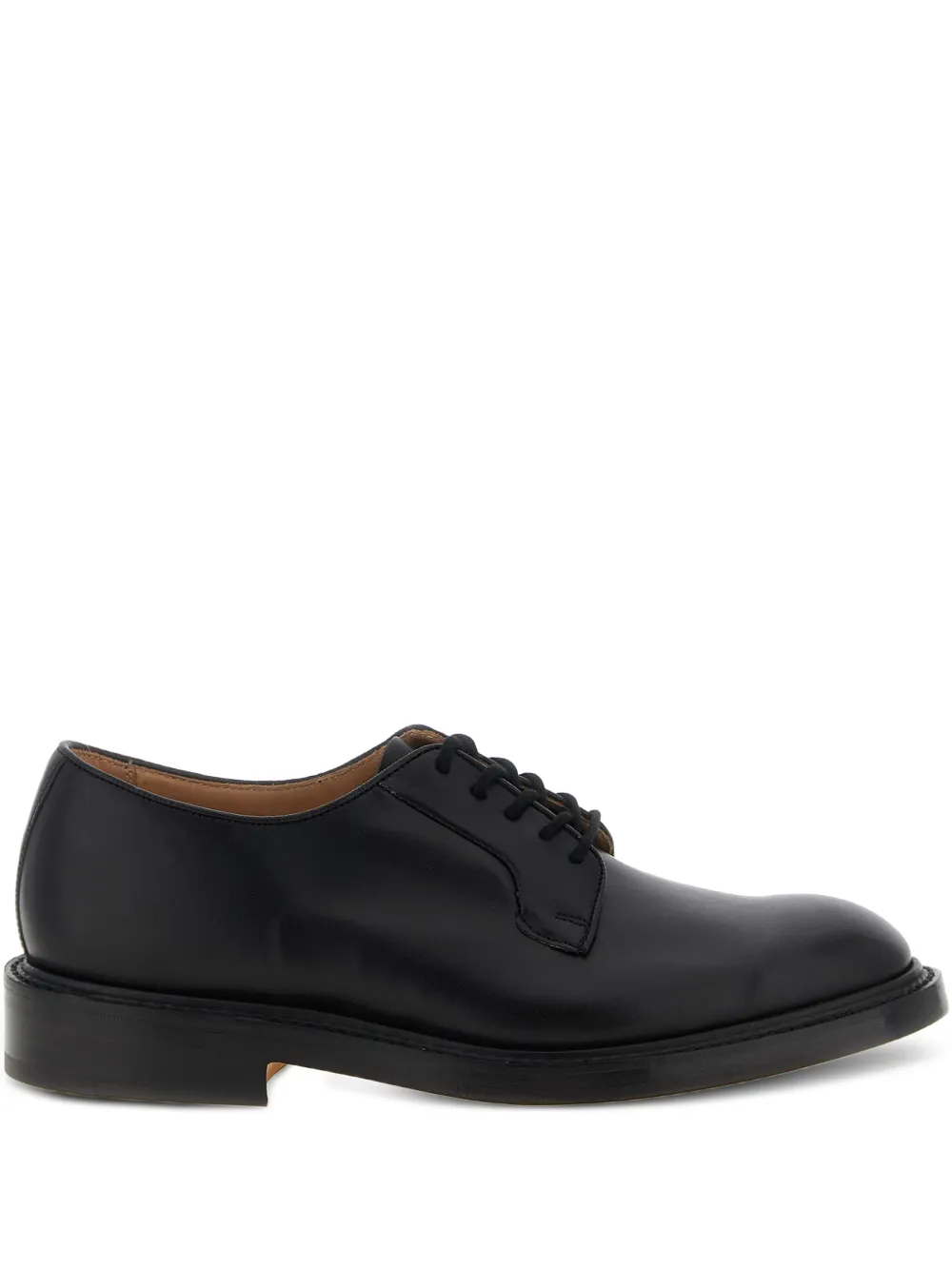 Tricker's Robert leather derby shoes Black