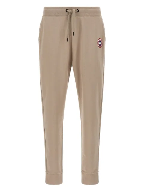 Canada Goose logo-patch drawstring joggers