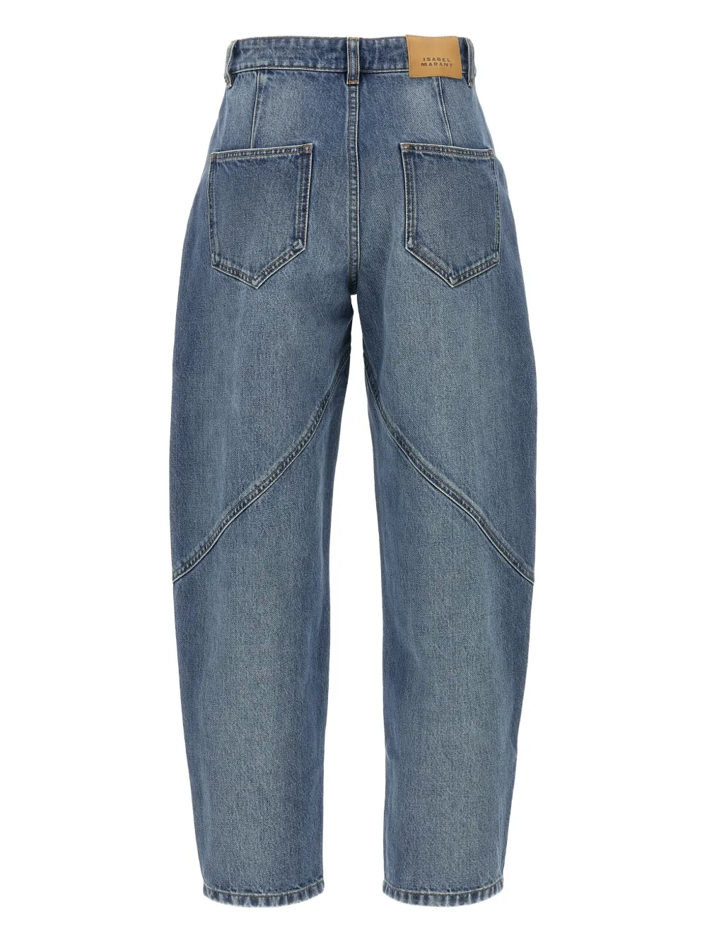 ISABEL MARANT Catarina panelled jeans Blauw