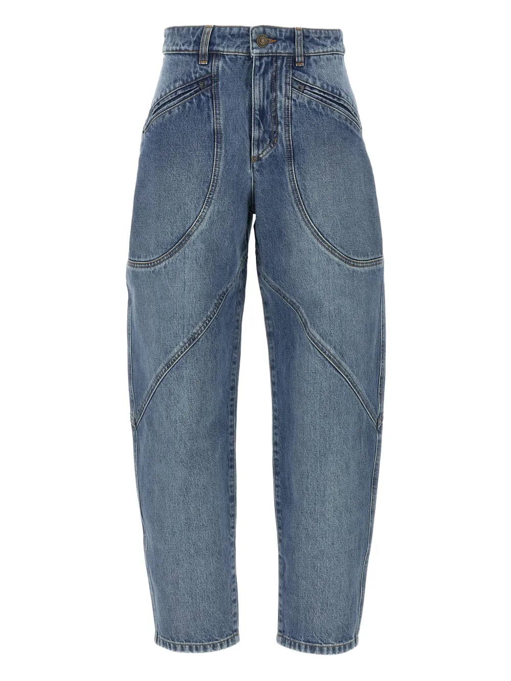 ISABEL MARANT Catarina panelled jeans Blauw