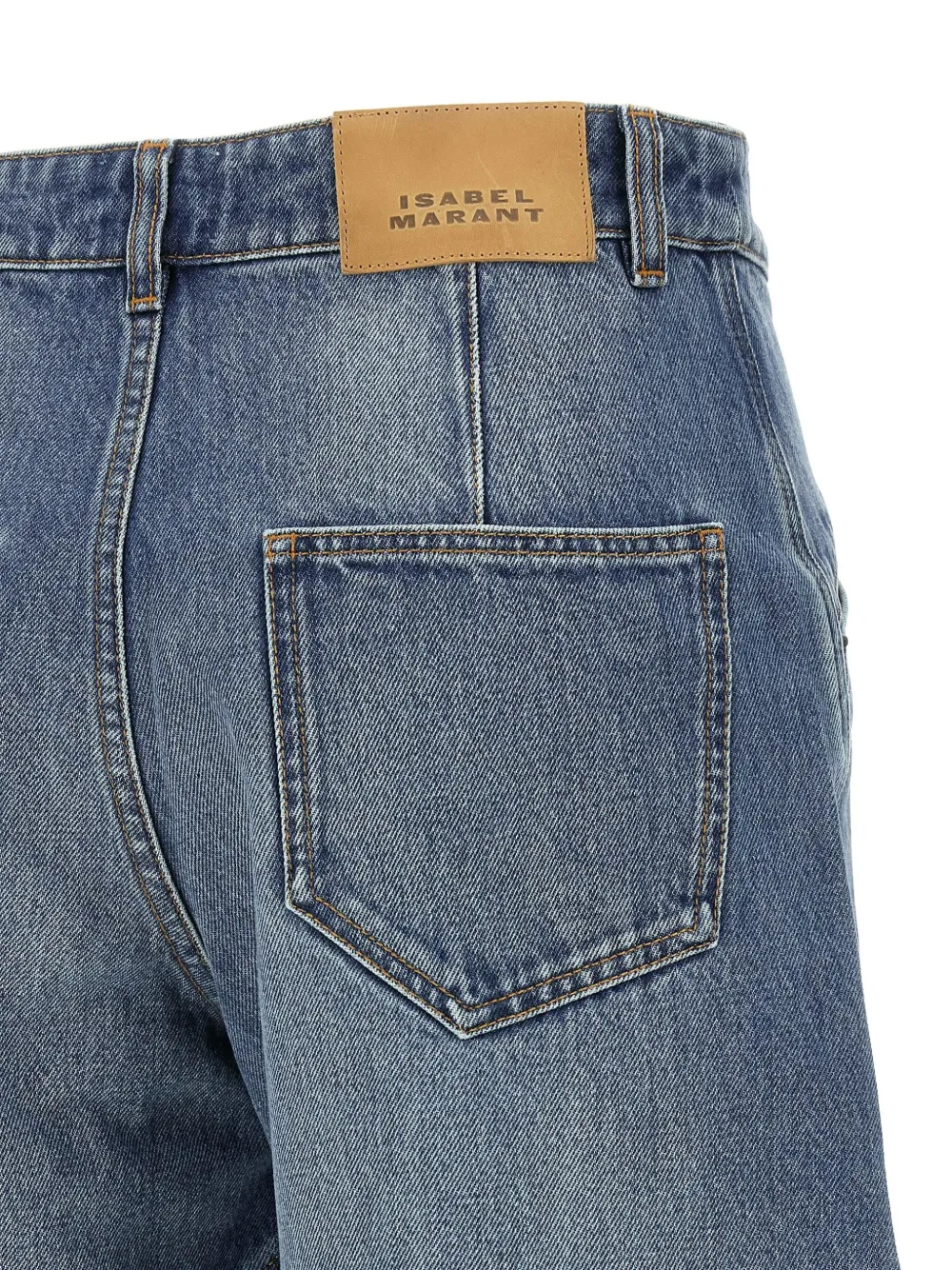 ISABEL MARANT Catarina panelled jeans Blauw