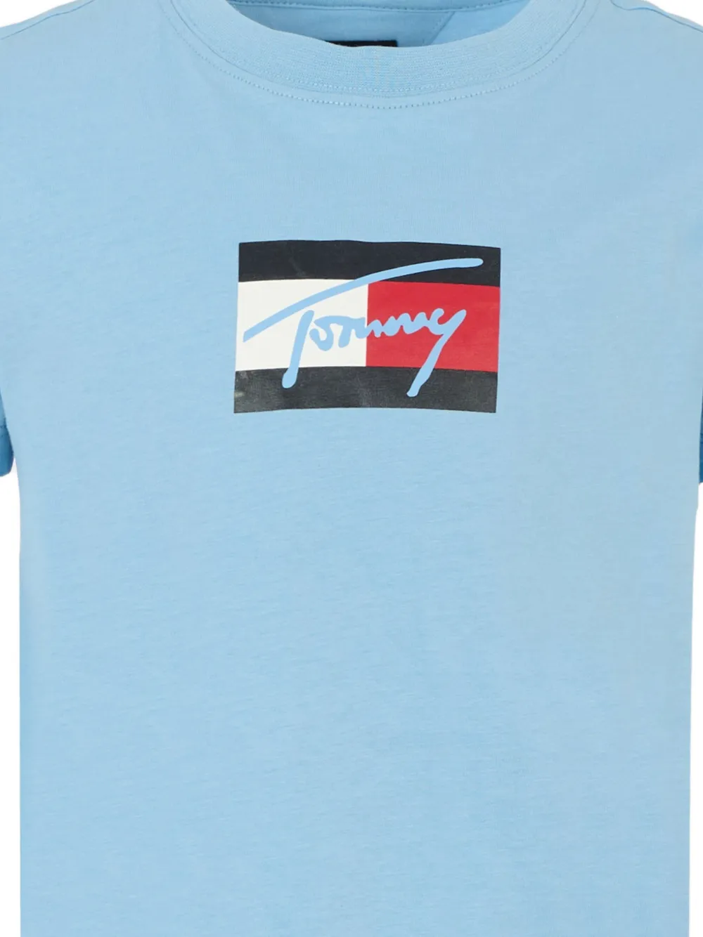 Tommy Hilfiger Junior T-shirt met logoprint Blauw