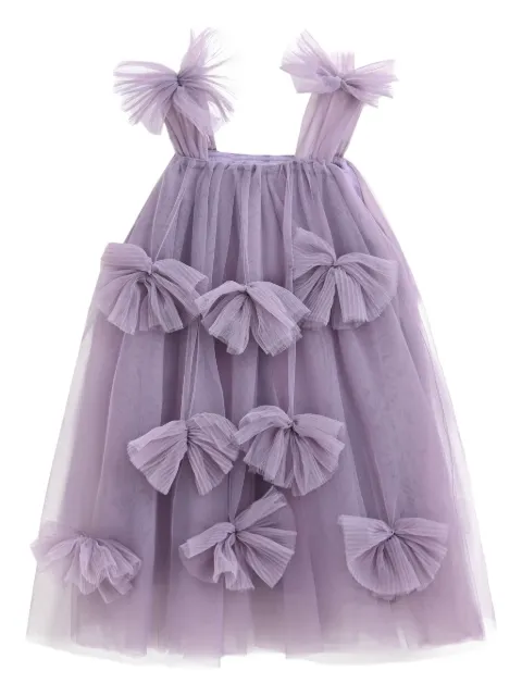 Mimi Tutu bow-embellished tulle dress
