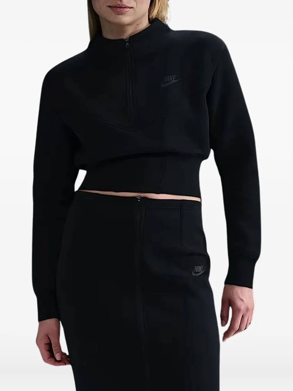 Nike Half-zip Sweatshirt In Black