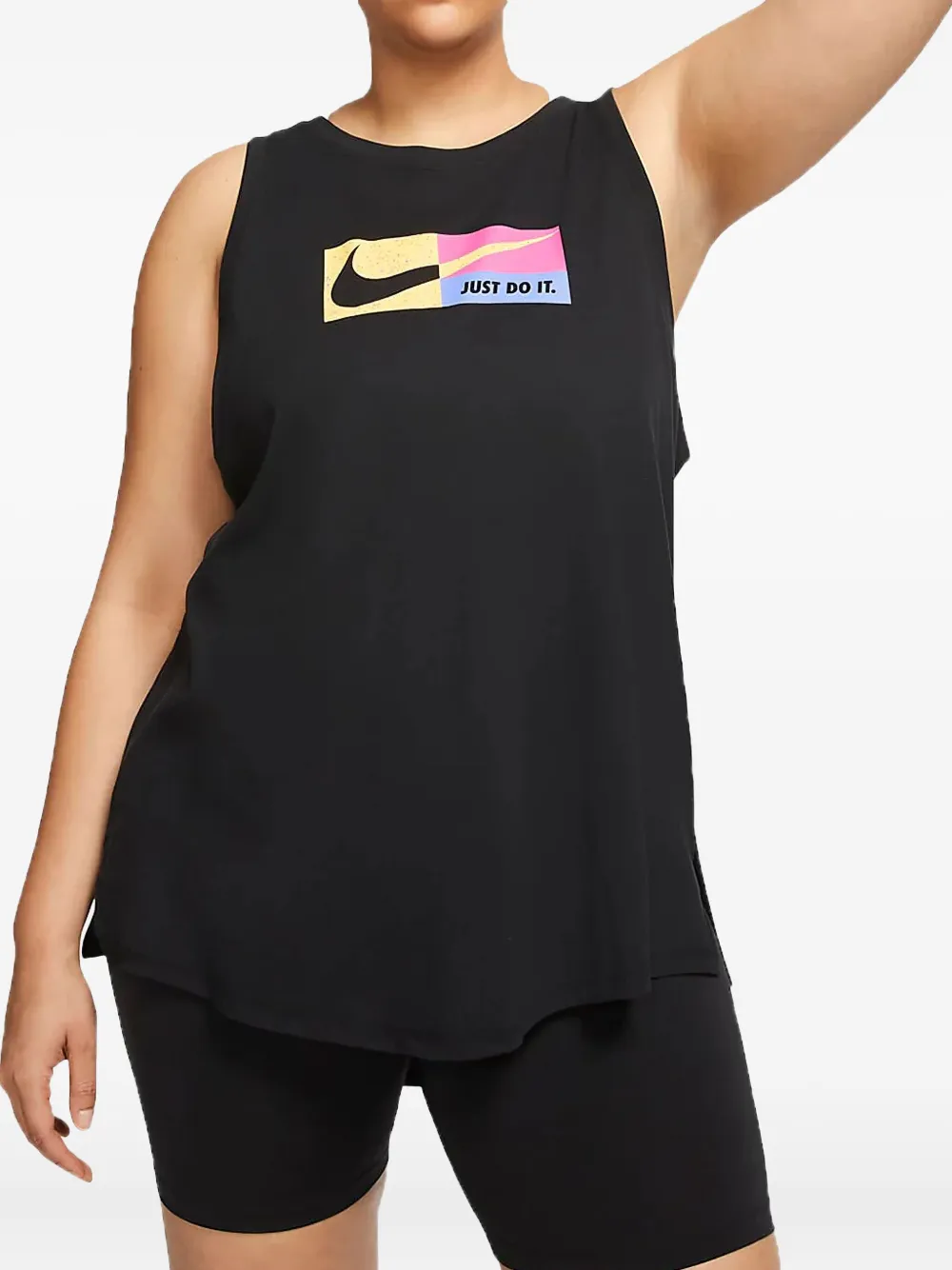 Nike Miler short-sleeve running T-shirt Zwart