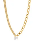 Nialaya Jewelry Transformer Pearl necklace - Gold