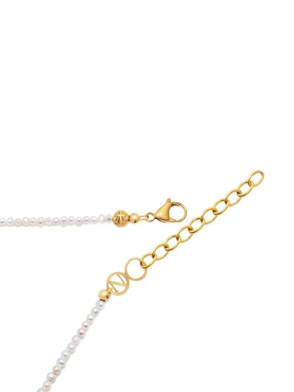 Nialaya Jewelry Seed Pearl Choker Necklace In White