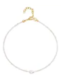 Nialaya Jewelry Seed Pearl choker necklace - White