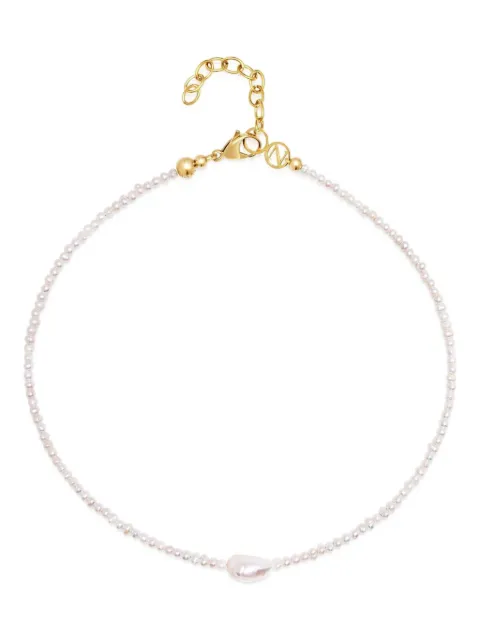 Nialaya Jewelry Seed Pearl choker necklace 