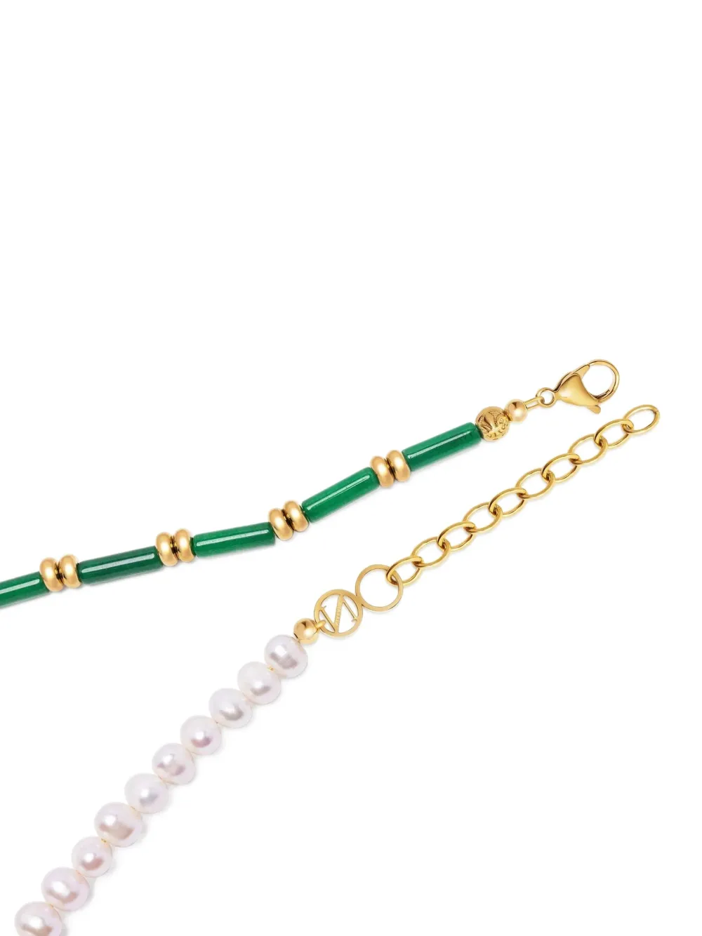 Nialaya Jewelry Pearl Agate Choker Necklace In Multi