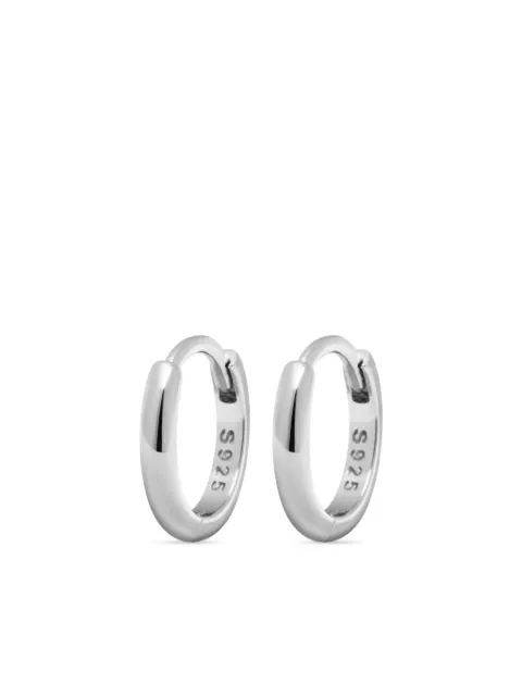 Nialaya Jewelry sterling silver hoop earrings