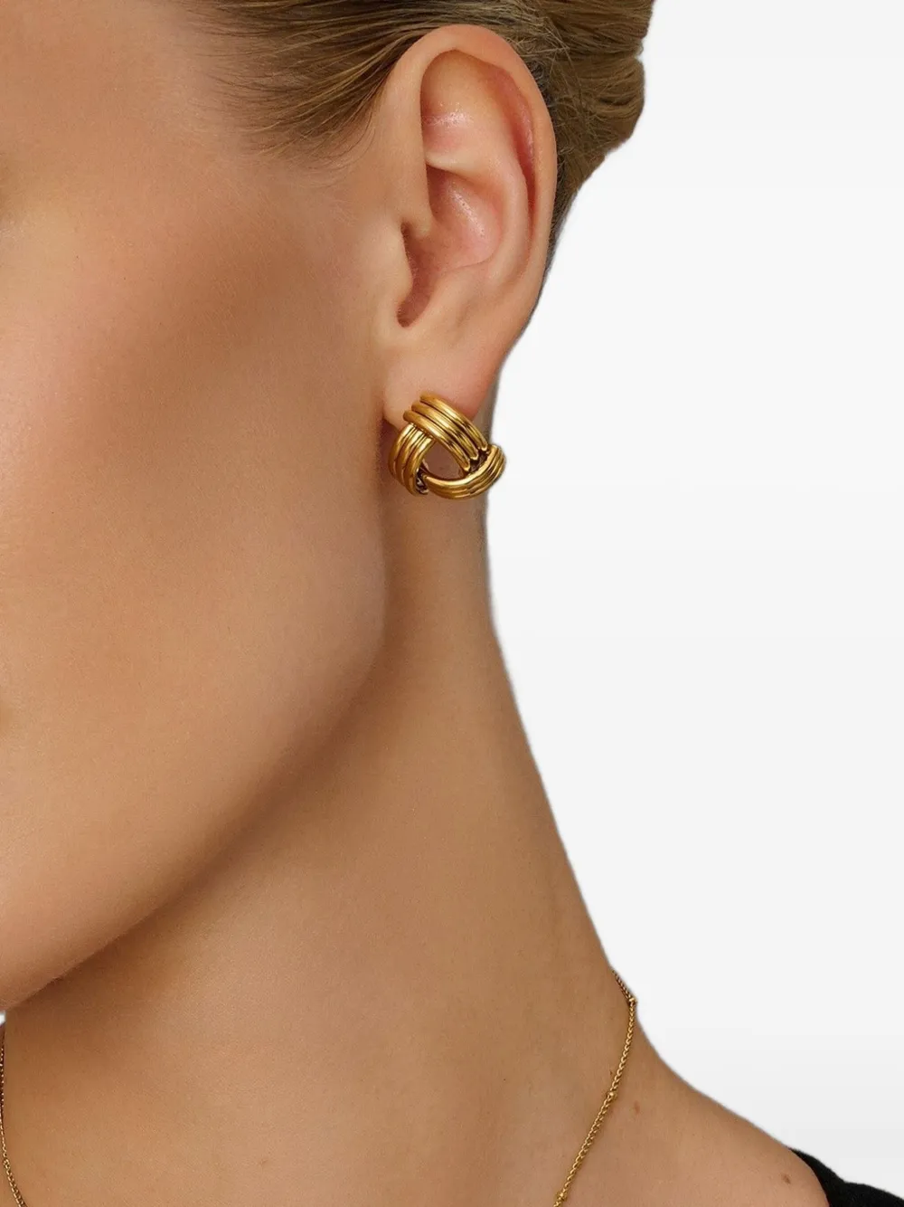 Nialaya Jewelry knot-embellished earrings | Image 2