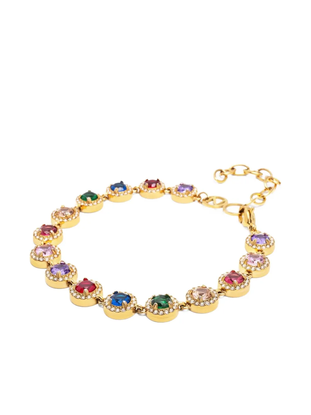 Nialaya Jewelry gemstone-link bracelet | Gold | Image 1