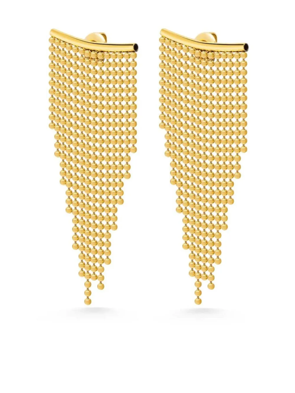 Nialaya Jewelry beaded fringe earrings | Image 1