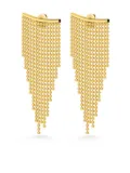 Nialaya Jewelry beaded fringe earrings - GOLD