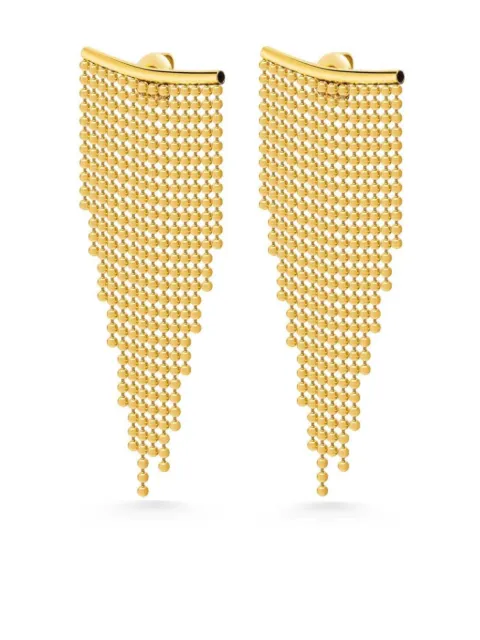Nialaya Jewelry beaded fringe earrings