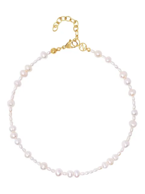 Nialaya Jewelry St. Tropez Pearl choker necklace