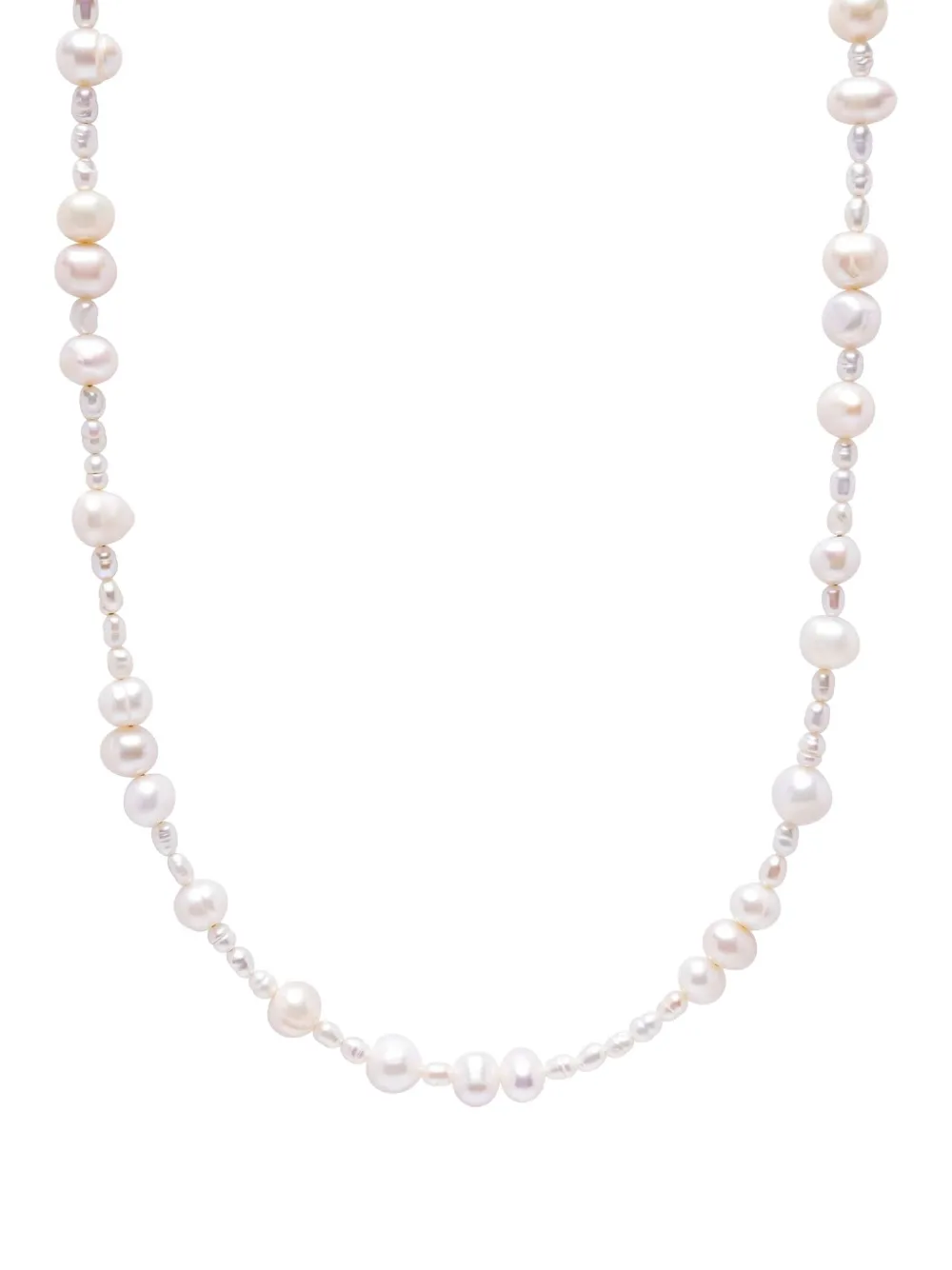 Nialaya Jewelry St. Tropez Pearl Choker Necklace In White