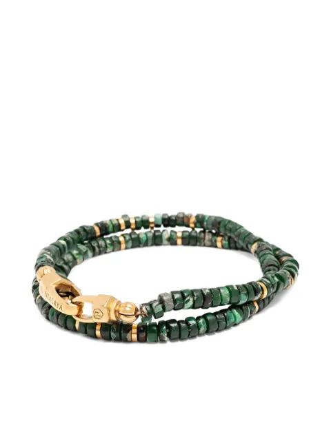 Nialaya Jewelry Heishi Wrap bracelet