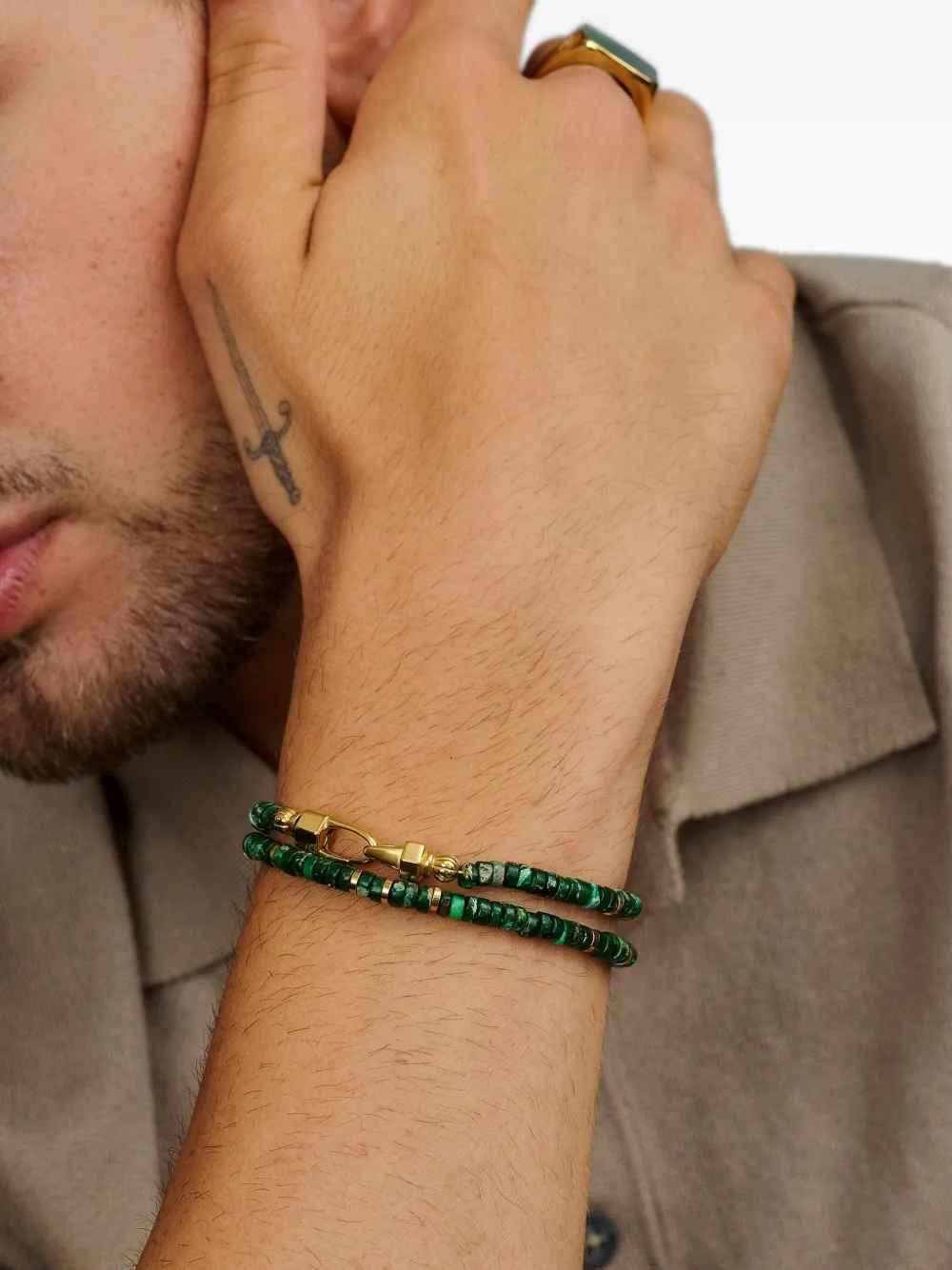 Nialaya Jewelry Heishi Wrap bracelet | Image 2