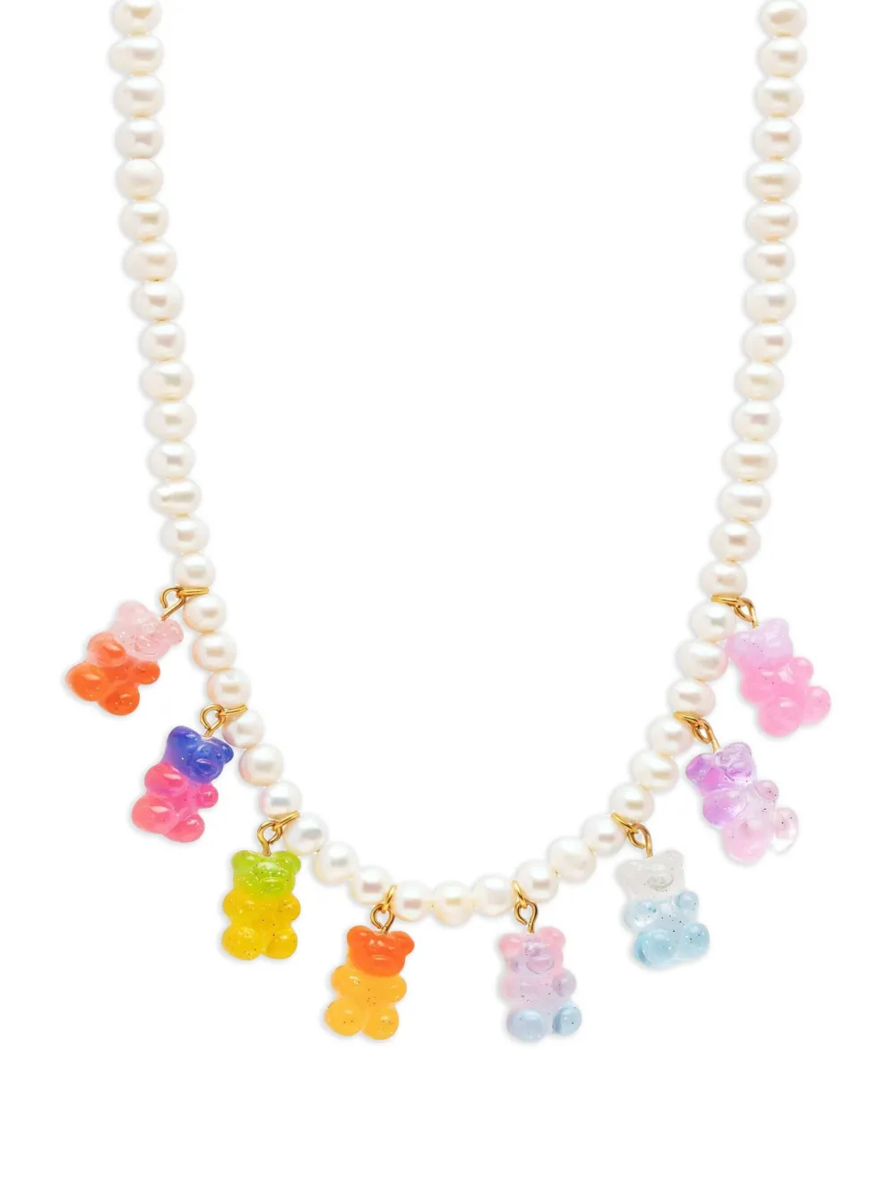 Nialaya Jewelry Halskette mit Gummibärchen-Anhängern | Gold | Image 1