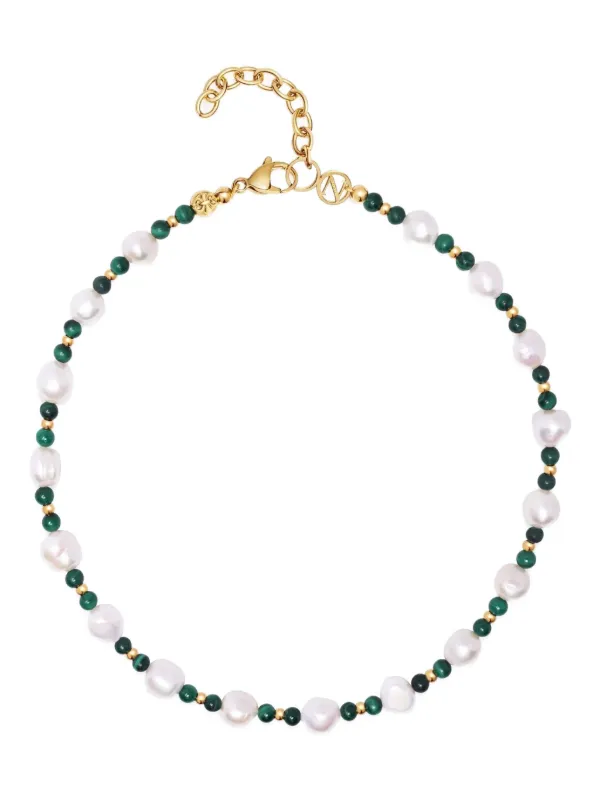 Nialaya Jewelry Capri パール チョーカー | ゴールドトーン