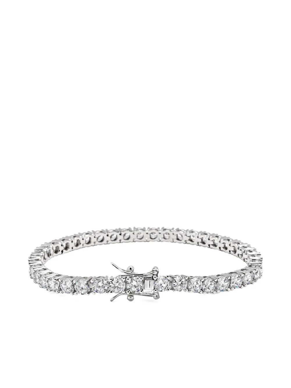 Nialaya Jewelry Tennis zirconia-embellishment bracelet | Silver | Image 1