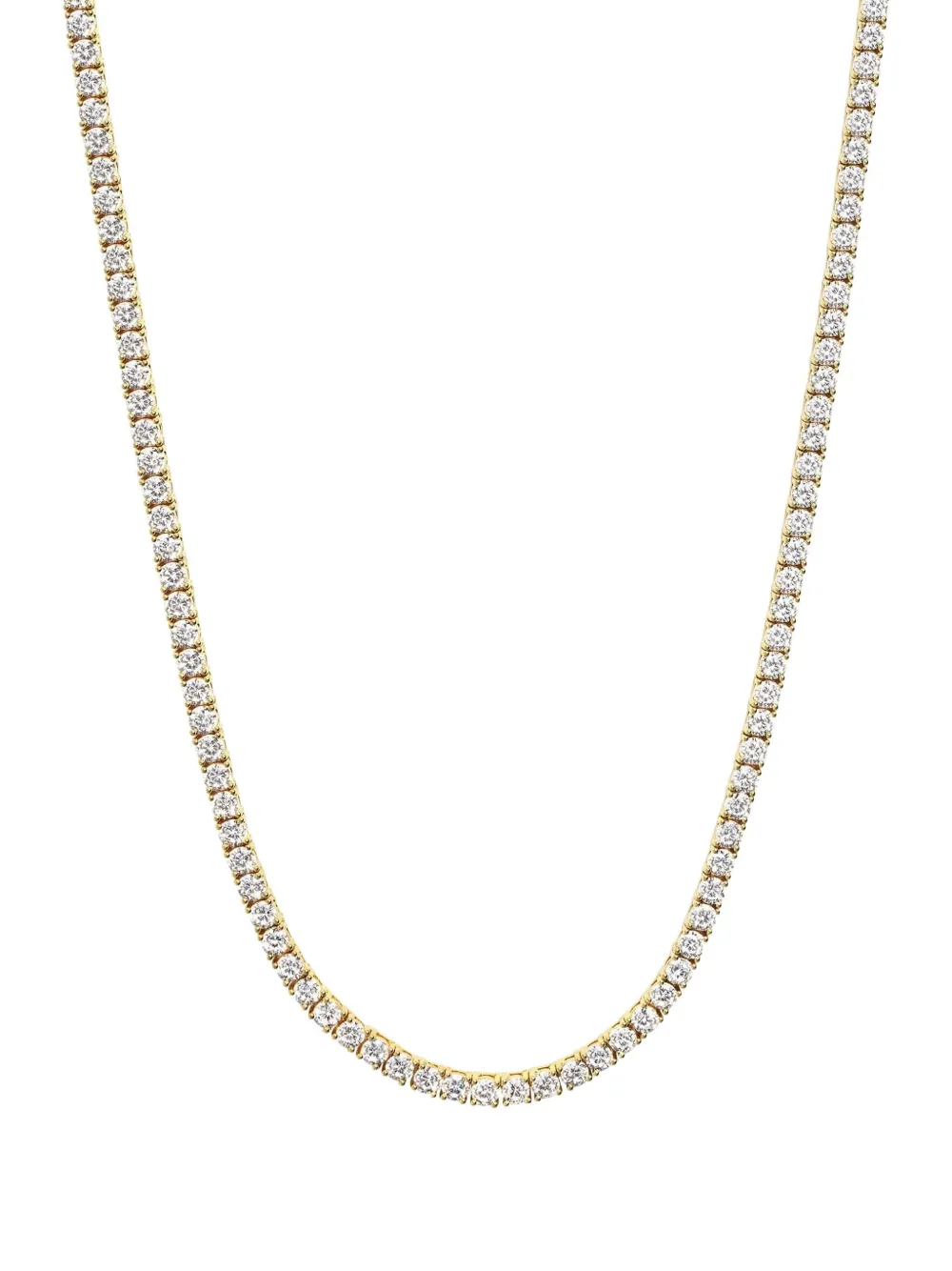 Nialaya Jewelry テニス ネックレス - ゴールドトーン Nialaya Jewelry テニス ネックレス - ゴールドトーン