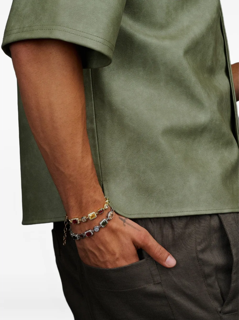 Gemstone-Embellishment Bracelet