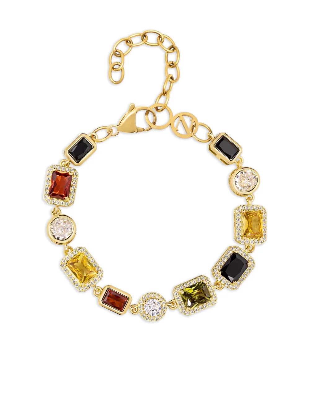 Gemstone-Embellishment Bracelet