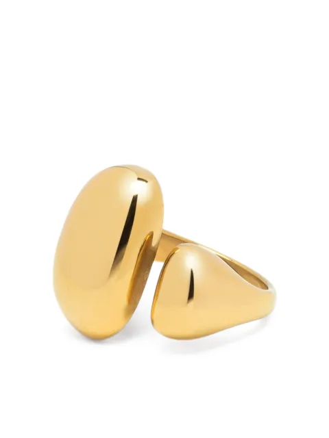 Nialaya Jewelry anillo con forma ovalada