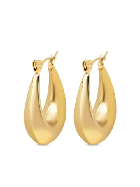 Nialaya Jewelry clasp hoop earrings