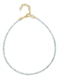 Nialaya Jewelry Larimar Faceted choker necklace - Blue