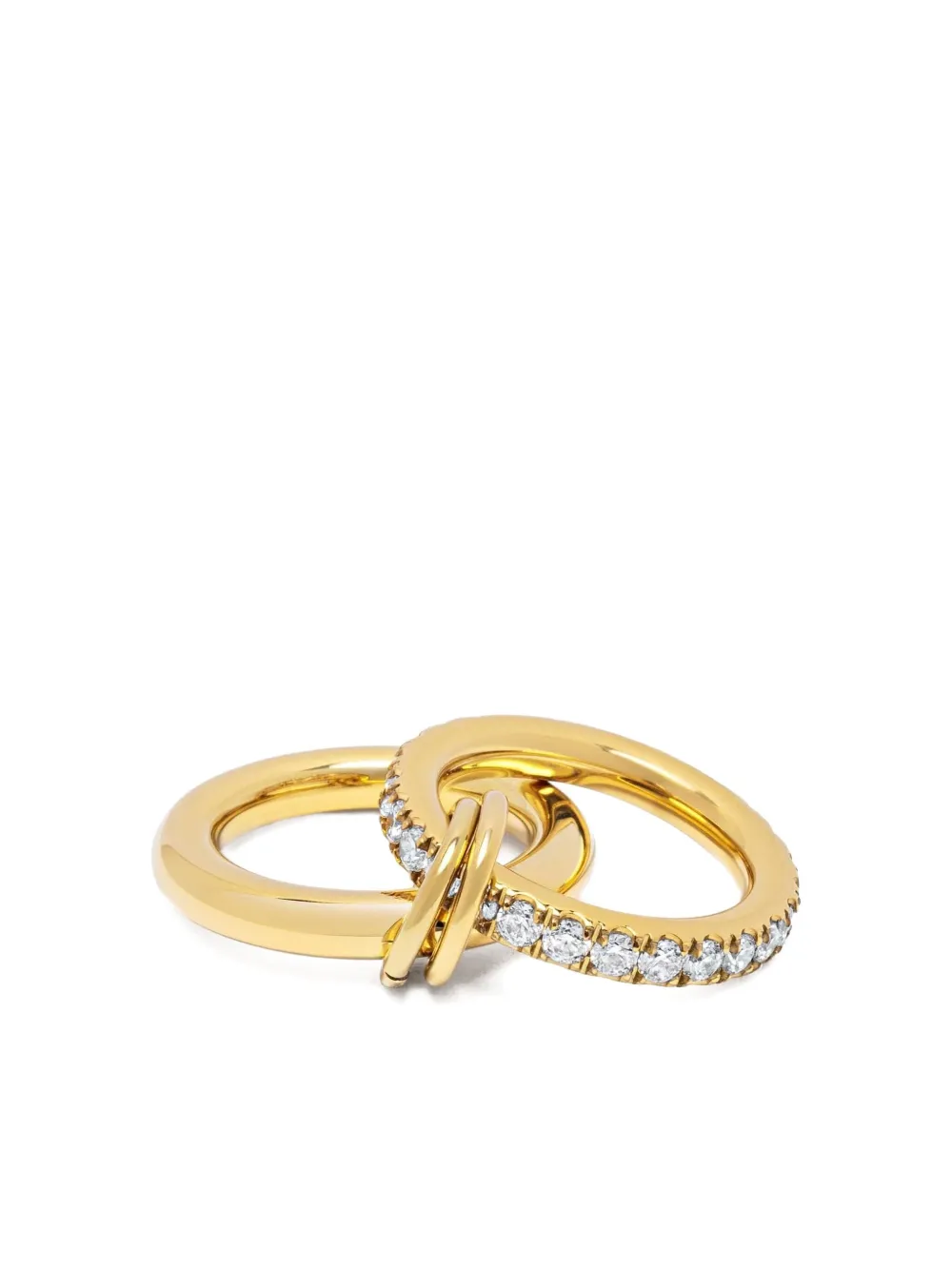 Nialaya Jewelry Double-band Ring In Gold