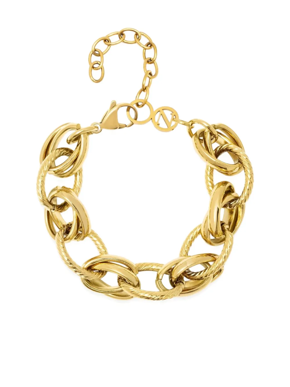 Nialaya Jewelry mixed-link bracelet - Oro